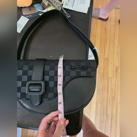 Betsey Johnson Checkered Shoulder Bag - Picture 4 of 8